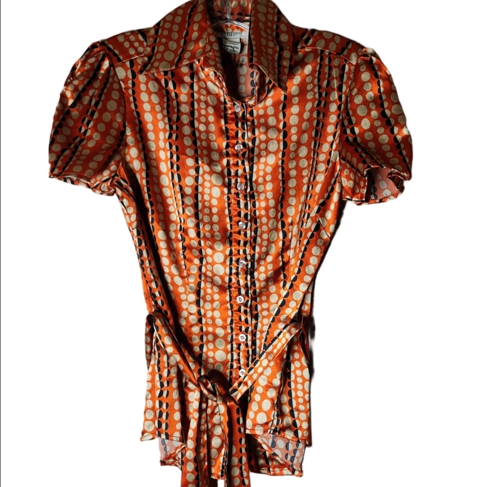 Vertigo Paris  Button-Down Shirt Size CS